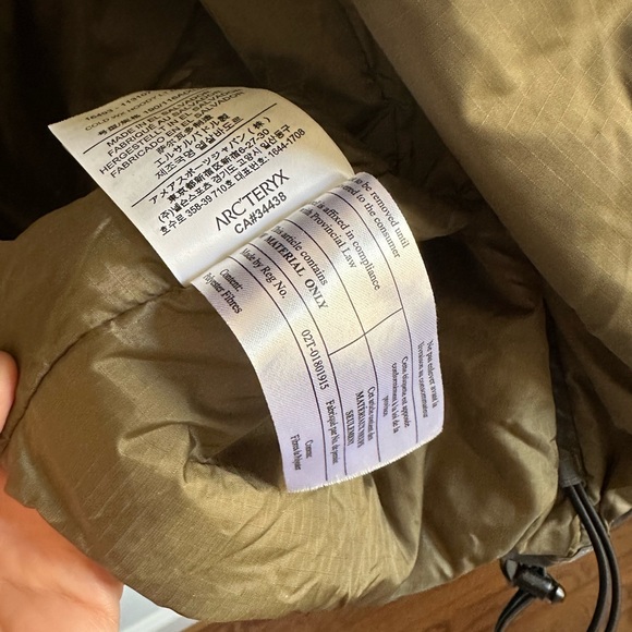 SOLD! arc'teryx men’s cold wx hoody LT Green Size XL jacket - Picture 11 of 16